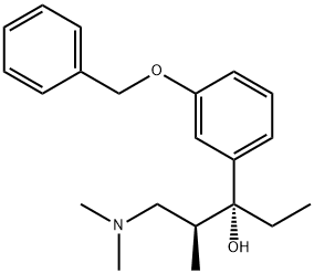 (ALPHAR)-ALPHA-[(1S)-2-(二甲基氨基)-1-甲基乙基]-ALPHA-乙基-3-(苯基甲氧基)苯甲醇, 1004315-82-5, 结构式