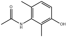 3-乙酰氨基-2,4-二甲基苯酚 结构式