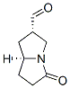 1H-Pyrrolizine-2-carboxaldehyde, hexahydro-5-oxo-, cis- (9CI) Structure
