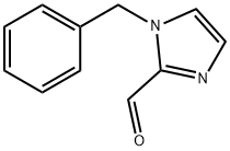 1-ベンジル-1H-イミダゾール-2-カルボアルデヒド 化学構造式