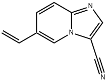 IMidazo[1,2-a]pyridine-3-carbonitrile, 6-ethenyl- Structure