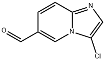 IMidazo[1,2-a]pyridine-6-carboxaldehyde, 3-chloro- 结构式