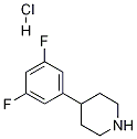 4-(3,5-DIFLUOROPHENYL)PIPERIDINE HCL Structure