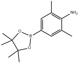 4-アミノ-3,5-ジメチルフェニルボロン酸ピナコールエステル 化学構造式