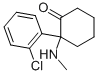 2-(2-CHLOROPHENYL)-2-(METHYLAMINO)CYCLOHEXAN-1-ONE Struktur
