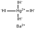 钡四碘汞酸盐(2-), 10048-99-4, 结构式