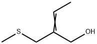 2-(METHYLTHIO)METHYL-2-BUTENOL Struktur