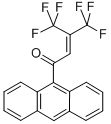 1-(9-アントリル)-4,4,4-トリフルオロ-3-トリフルオロメチル-2-ブテン-1-オン 化学構造式