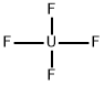 Uranium tetrafluoride Struktur