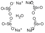 アンチモン酸ナトリウム（１水） 化学構造式