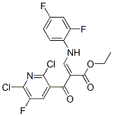 2-(2,6-二氯-5-氟吡啶-3-羰基)-3-(2,4-二氟苯基氨基)丙烯酸乙酯
