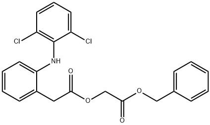 Aceclofenac Benzyl Ester Struktur