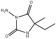3-氨基-5-乙基-5-甲基-咪唑烷-2,4-二酮, 1005-88-5, 结构式