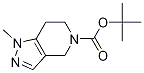 1-甲基-1,4,6,7-四氢-5H-吡唑并[4,3-C]吡啶-5-羧酸叔丁酯 结构式