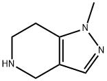 1-甲基-4,5,6,7-四氢-1H-吡唑并[4,3-C]吡啶 结构式