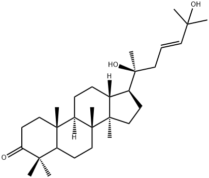 (23E)-20,25-Dihydroxydammar-23-en-3-one Struktur