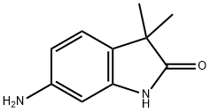 6-氨基-3,3-二甲基吲哚啉-2-酮, 100510-65-4, 结构式