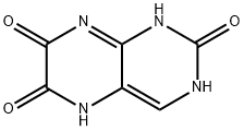 2,6,7-蝶啶三醇, 100516-90-3, 结构式