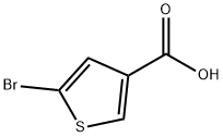 5-bromothiophene-3-carboxylic acid Struktur