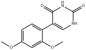 5-(2,4-DIMETHOXY-PHENYL)-1H-PYRIMIDINE-2,4-DIONE Struktur