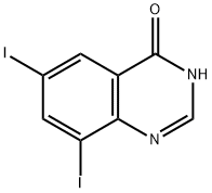 6,8-DIIODO-4-QUINAZOLONE 化学構造式