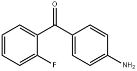 (4-氨基苯基)(2-氟苯基)甲酮, 10055-39-7, 结构式
