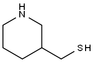 Piperidin-3-yl-methanethiol Structure