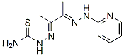 2-[1-Methyl-2-[2-(2-pyridinyl)hydrazono]propylidene]hydrazinecarbothioamide|