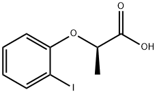 Propanoic acid, 2-(2-iodophenoxy)-, (2R)- Structure