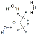 HEXAFLUOROACETONE TRIHYDRATE Structure