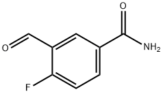 4-fluoro-3-formylbenzamide, 1005763-14-3, 结构式
