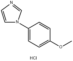1-(4-METHOXYPHENYL)-1H-IMIDAZOLIUM CHLORIDE, 10058-11-4, 结构式