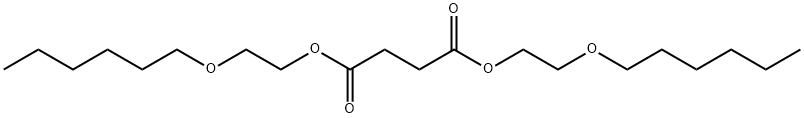 Succinic acid bis[2-(hexyloxy)ethyl] ester 结构式