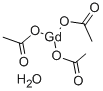 酢酸ガドリニウム(III)水和物, 99.9% (REO) 化学構造式