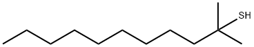2-甲基十一烷-2-硫醇,10059-13-9,结构式