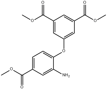 5-(2-氨基-4-(甲氧基羰基)苯氧基)间苯二甲酸二甲酯 结构式