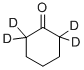 シクロヘキサノン-2,2,6,6-D4 化学構造式