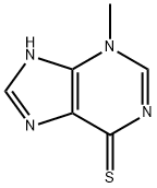 3,7-Dihydro-3-methyl-6H-purine-6-thione Struktur