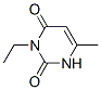 3-Ethyl-6-methylpyrimidine-2,4(1H,3H)-dione Structure