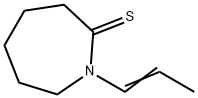 2H-Azepine-2-thione,  hexahydro-1-propenyl-  (7CI,8CI) Structure