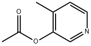 Acetic acid 4-methyl-3-pyridinyl ester Structure