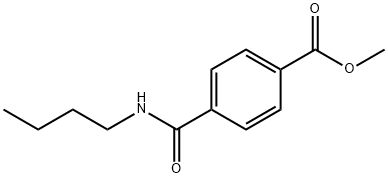 Methyl 4-(butylcarbaMoyl)benzoate 结构式