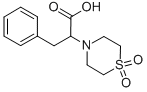 2-(1,1-DIOXO-1LAMBDA6,4-THIAZINAN-4-YL)-3-PHENYLPROPANOIC ACID Struktur