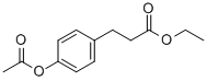 3-(4-ACETOXY-PHENYL)-PROPIONIC ACID ETHYL ESTER 结构式