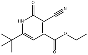 ETHYL 6-(TERT-BUTYL)-3-CYANO-2-HYDROXYISONICOTINATE Structure