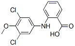 Benzoic  acid,  2-[(3,5-dichloro-4-methoxyphenyl)amino]- Structure