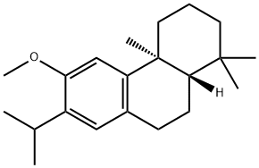 (4aS,10aS)-1,1,4a-Trimethyl-6-methoxy-7-isopropyl-1,2,3,4,4a,9,10,10a-octahydrophenanthrene 结构式
