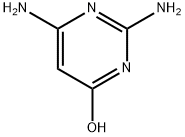 4-Pyrimidinol, 2,6-diamino- (9CI) 化学構造式