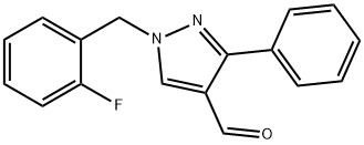 1-(2-FLUOROBENZYL)-3-PHENYL-1H-PYRAZOLE-4-CARBALDEHYDE