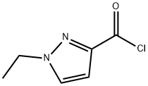 1-乙基-3-吡唑甲酰氯, 1006471-16-4, 结构式